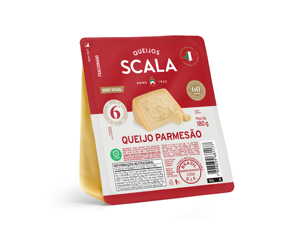 PARMESÃO FRACIONADO SCALA 180 G (CX 36 UN)